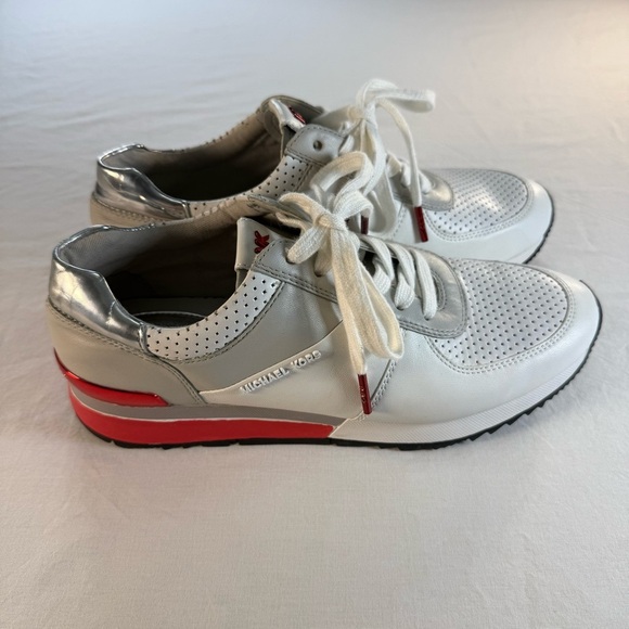 Michael Kors White and Gray Sneakers - Picture 2 of 11